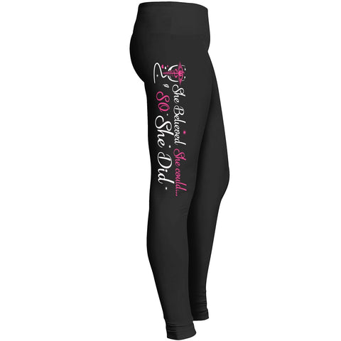 She Believed She Could So She Did Nurse Leggings Leggings