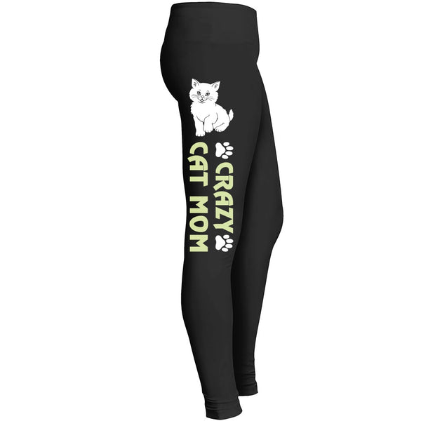 Crazy Cat Mom Leggings Leggings