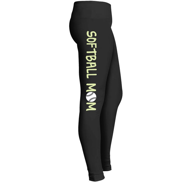 Softball Mom Sports Leggings Leggings
