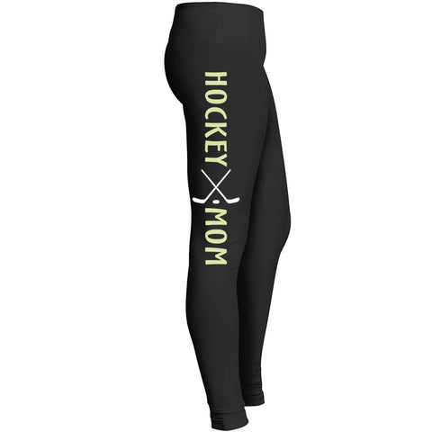 Ice Hockey Mom Sports Leggings Leggings