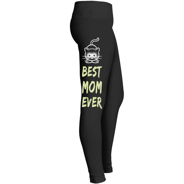Cat Leggings Best Mom Ever Leggings
