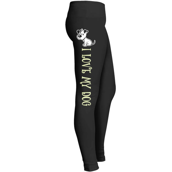 I Love My Dog Leggings Leggings