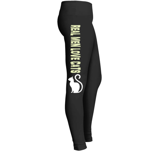 Real Men Love Cats Cat Leggings 