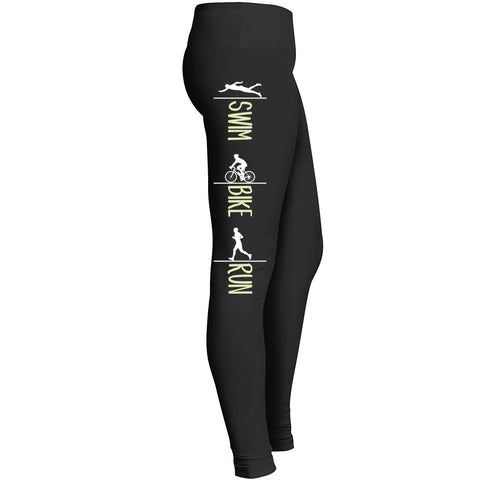 Triathlon Swim Bike Run Fitness Pants Leggings