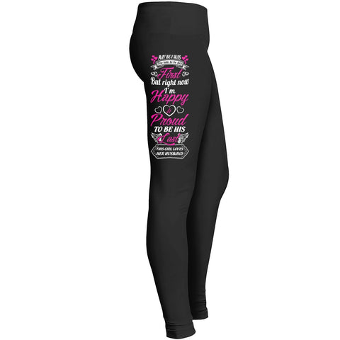 Im Proud To Be My Husband Last Leggings