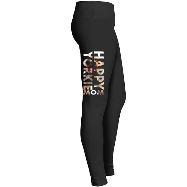 Happy Yorkie Mom Leggings 