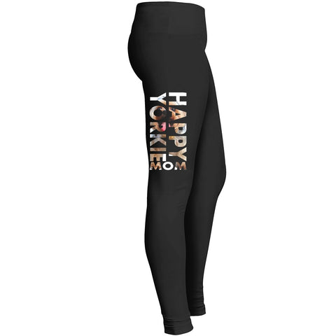 Happy Yorkie Mom Leggings 