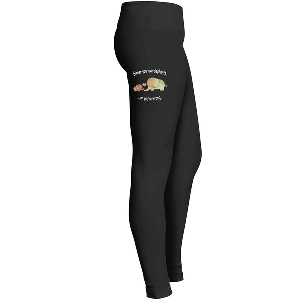 Love Elephants Or Wrong Leggings