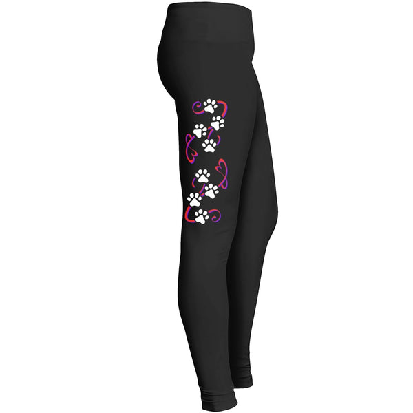 Paw Dog Cat Tattoo Legging 