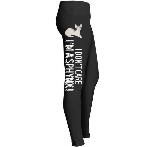 I Dont Care Im Sphynx Leggings