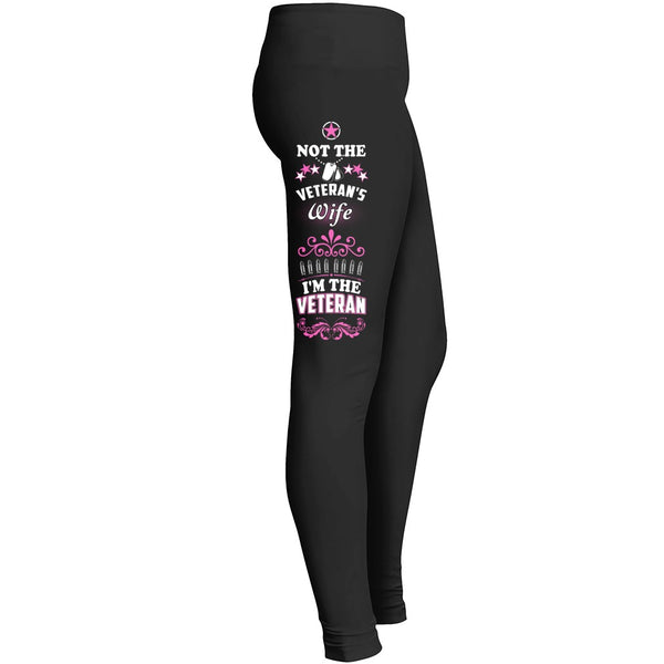 Not The Veterans Wife Im The Veteranspecial Customer Pricing Leggings