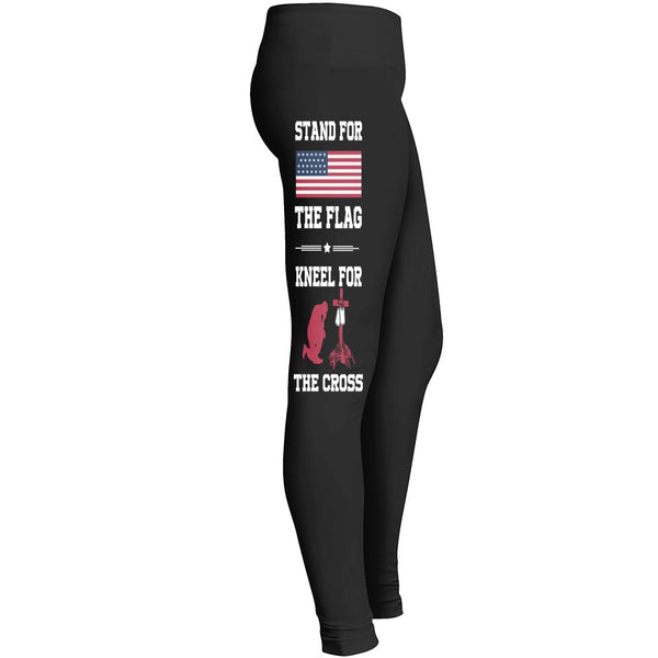 Stand For The Flag Kneel For The Crossspecial Customer Pricing Leggings