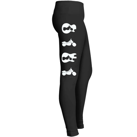 Motorcycle Guitar St &amp; Lp Leggings Leggings