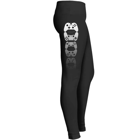 Controller Gamer Leggings V2.0 White / Black Leggings