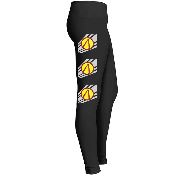 Triple Pandora Vault Logo Fps Games Space Rpg Gaming Design Gamers Leggings 