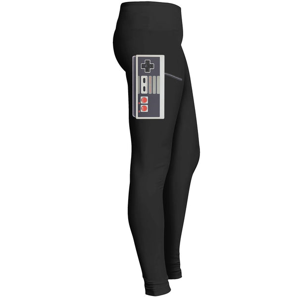 Nes Gamepad Classic Nintendo Console Controller Leggings 80s Nostalgic Artwork Games Gaming Geek 