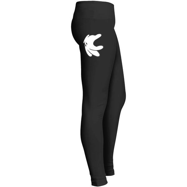 Naughty White Hands Cartoon White Gloves Comic Kinky Drawing Leggings 2 