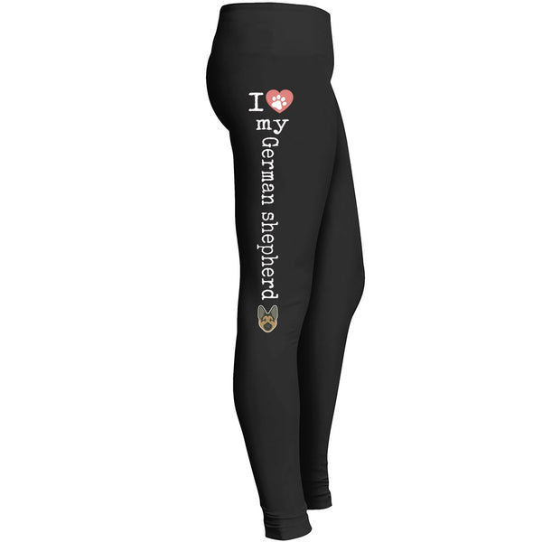 Love German Shepherd Leggings