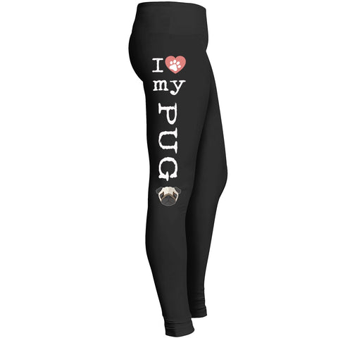 Love Pug Leggings