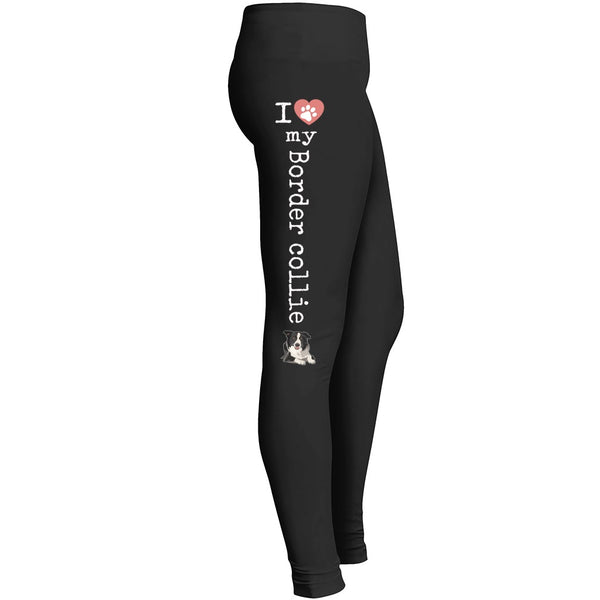 Love Border Collie Leggings