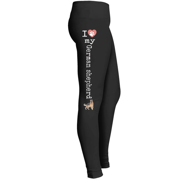 Love German Shepherd Leggings