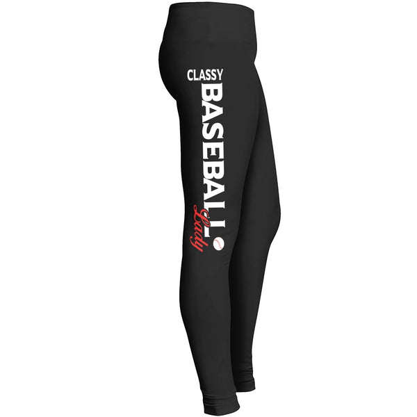 Classy Baseball Lady Leggings