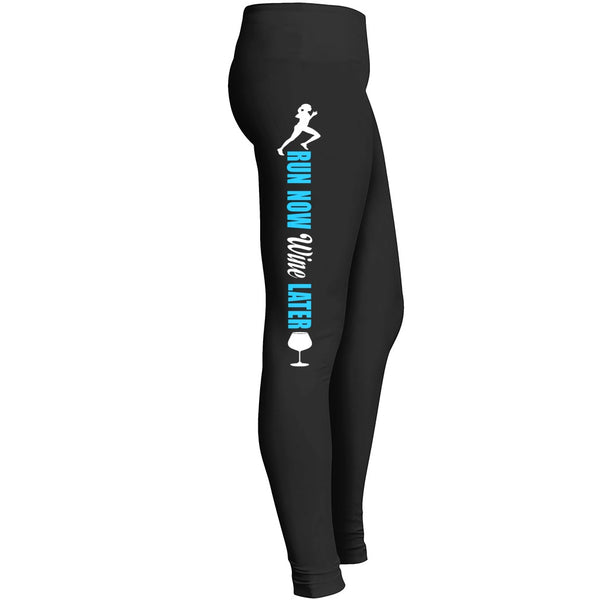 Run Now - Wine Later Leggings