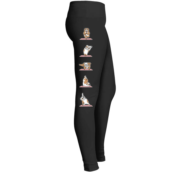 English Bulldog Yoga Legging Leggings