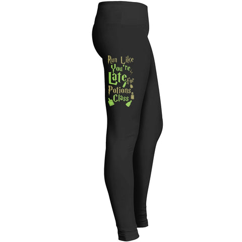 Run Like Youre Late For Potions Class Leggings