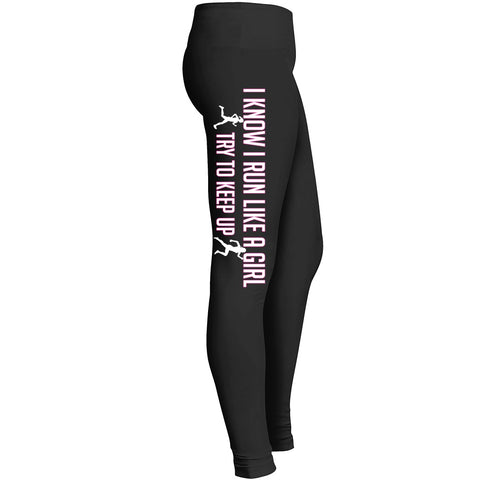 Run Like A Girl Leggingsrunning Pants For Women 