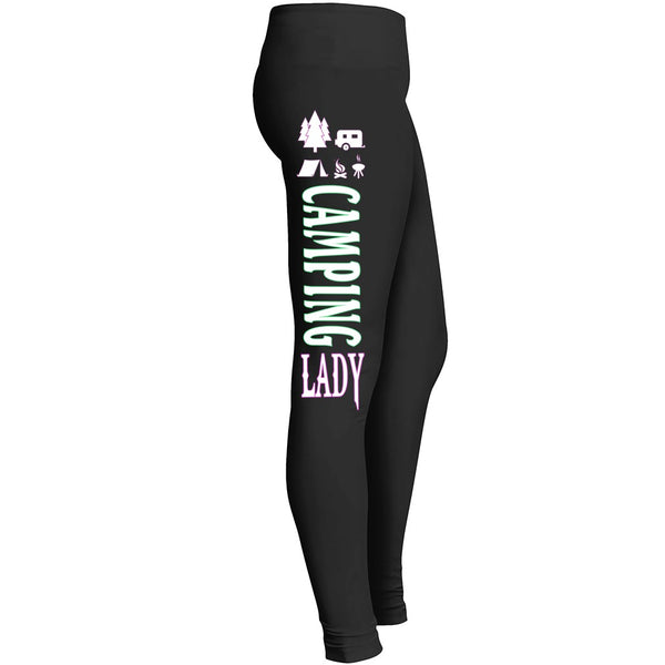 Camping Lady Leggings