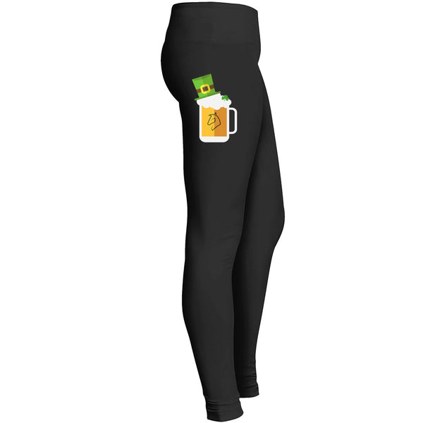 Horse Beer With Green Hat Leggings