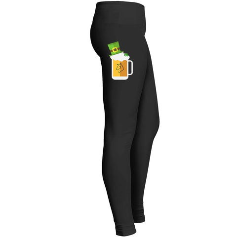 Horse Beer With Green Hat Leggings