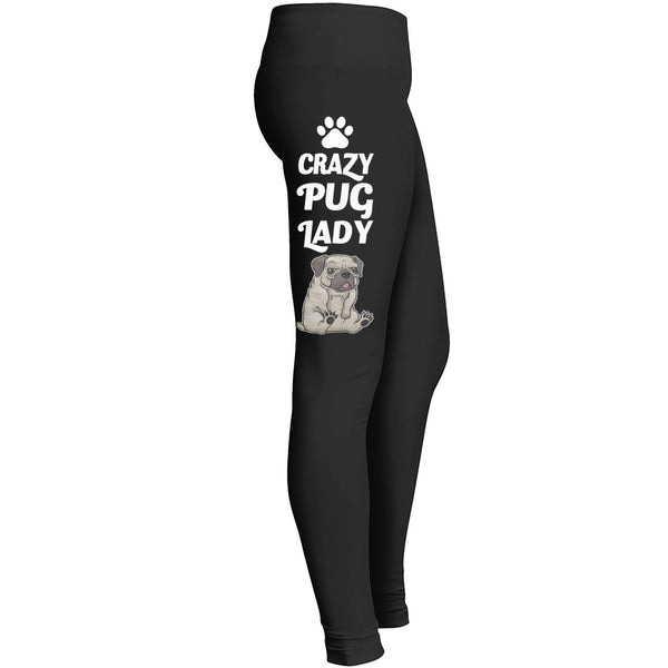 Pug Lady Love My Dog Leggings
