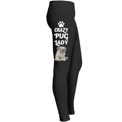 Pug Lady Love My Dog Leggings