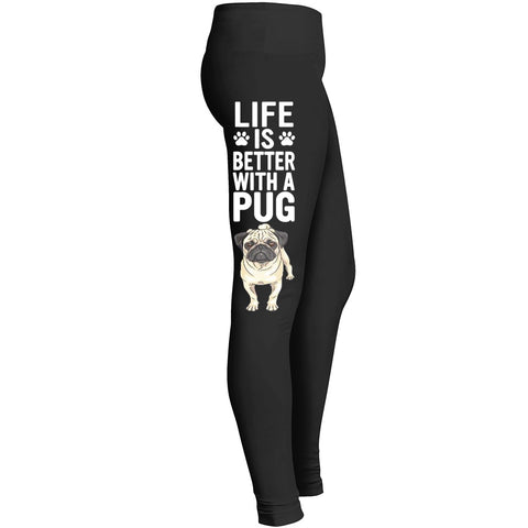 Love Pug Love My Dog Leggings