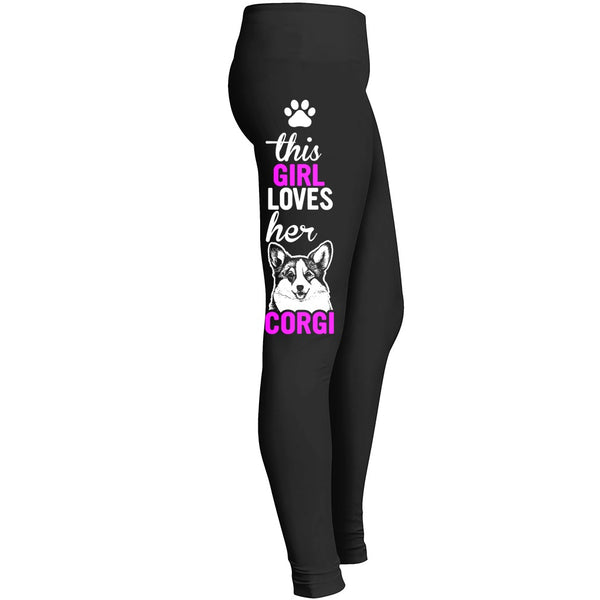 Love Corgi Love My Dog Leggings