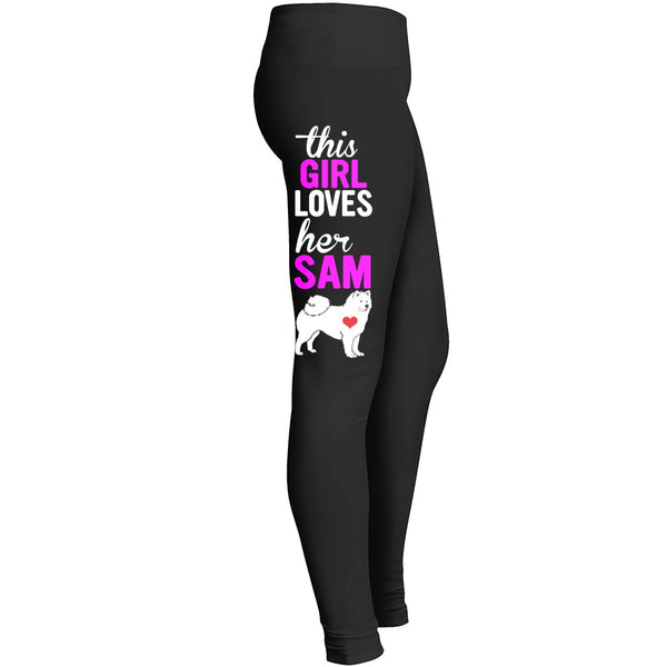 Love Samoyed Dog Leggings