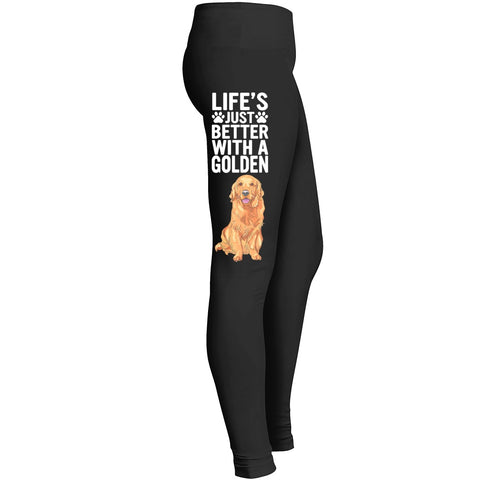 Love Golden Dog Leggings