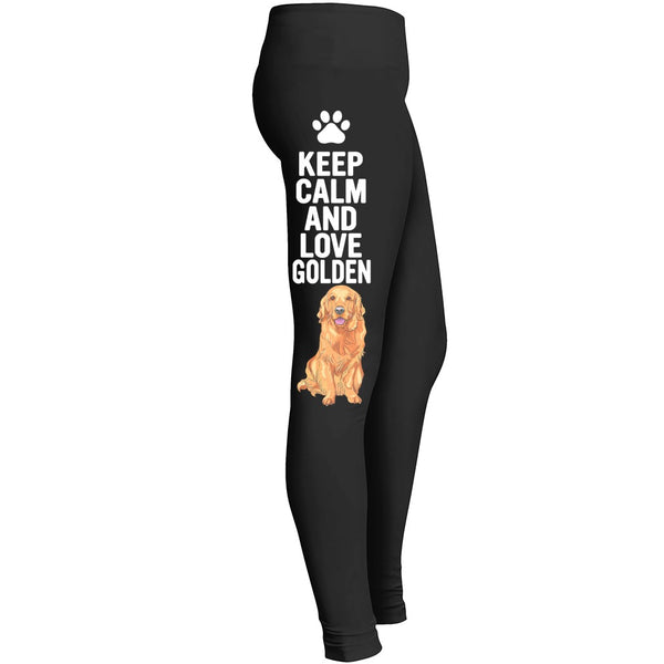 Love Golden Dog Leggings
