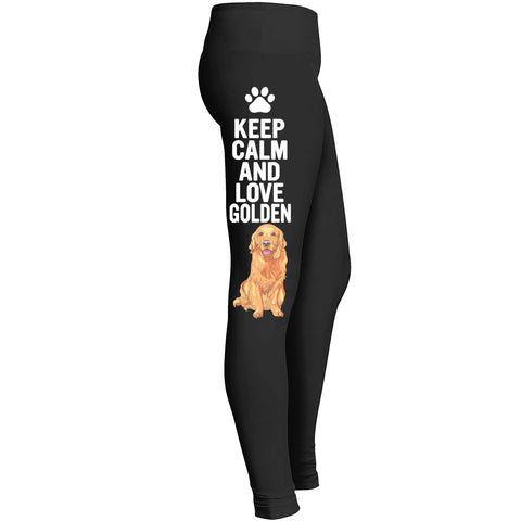 Love Golden Dog Leggings