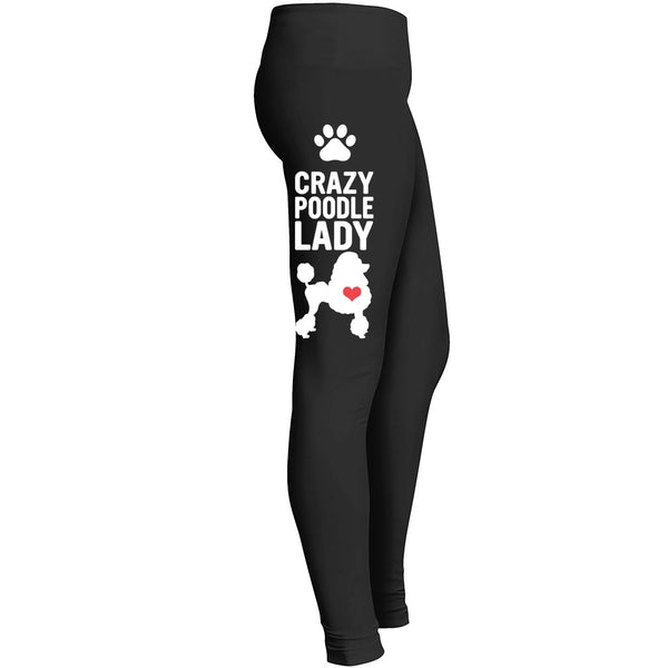 Poodle Lady Dog Leggings