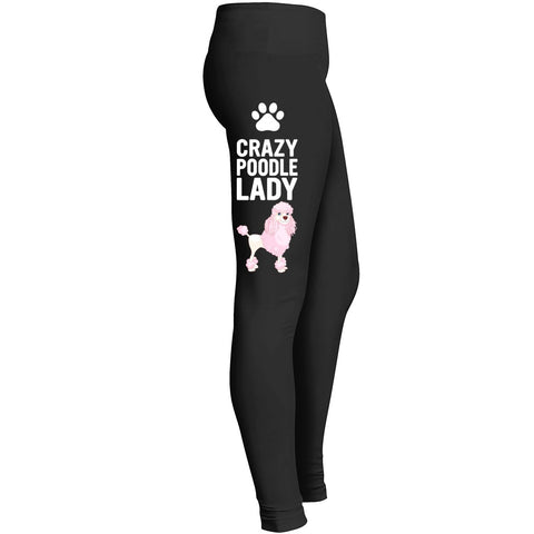 Poodle Lady Dog Leggings
