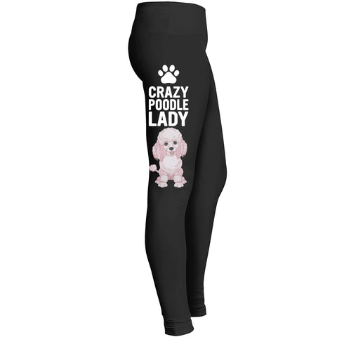 Poodle Lady Dog Leggings