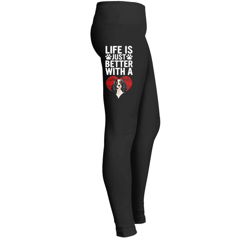 Love Cavalier King Charles Spaniel Leggings