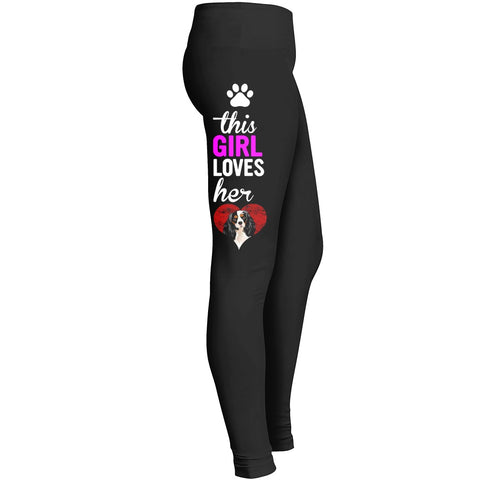 Love Cavalier King Charles Spaniel Leggings