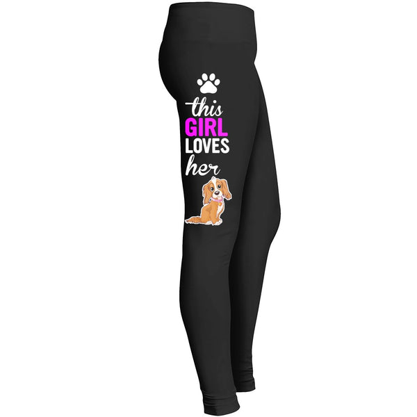 Love Cavalier King Charles Spaniel Leggings