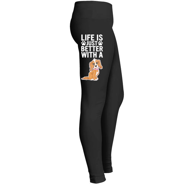 Love Cavalier King Charles Spaniel Leggings