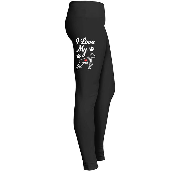 Love My Boxer Dog Leggings