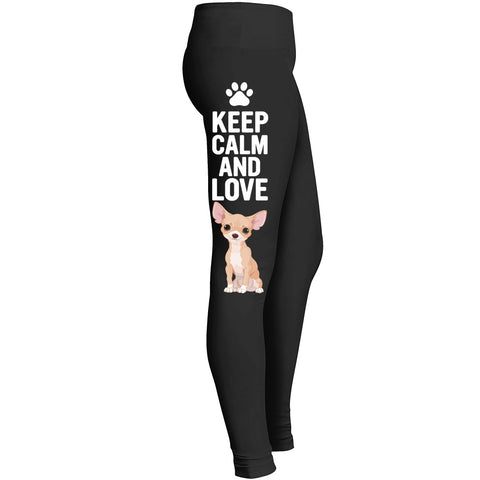 Love My Chihuahua Dog Leggings